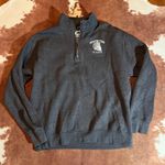 Guilford Tech Titans College grey quarter zip Size XL Gray Photo 0