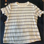 American Eagle Black and white striped shirt Photo 0