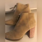 French Connection women chestnut brown suede heel boots US 8 Photo 3