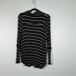 We The Free Stripes Drippy Thermal Knit Cowl Neck Sweater S Photo 6
