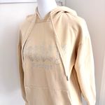 Juicy Couture Y2K  x Forever21 Rhinestone Tan Hoodie Small Sweatshirt 2000s Photo 1