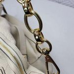 Coach Kristin Elevated Leather Sage Round Satchel in Parchment Photo 5
