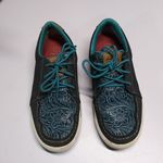 Twisted X  Women's Tooled Kicks Shoes Gray Teal Casual Size 7.5 Photo 1