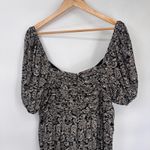 Boden Jumpsuit Womens 12R Black White Paisley Print Viscose Pockets Wide Leg Size 12 Photo 10