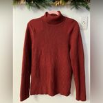 EXPRESS Vintage  Women's Cowl Neck Sweater - Deep Red Photo 1