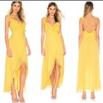 Revolve Yellow Formation Maxi Dress Photo 1