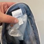 EXPRESS Straight Ankle High Rise Distressed Knees Blue Jeans Size 4 Photo 4