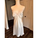 Linea Donatella  White Lace Peignoir Set Nightgown Robe Wedding Lingerie Lg Bride Photo 7