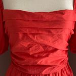 NWT o.p.t. by Anthropologie Saffron River Style Midi Dress Size M Orange Size M Photo 2