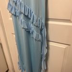 Unbranded Ruffled Maxi Dress Blue Size L Photo 11