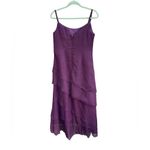 NIGHT SCENE BEADED MIDI DRESS Size M Photo 4