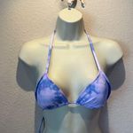 Hollister New Women’s String Bikini Slider Top Size Small Purple Blue NWT Photo 1
