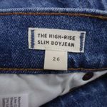 Madewell NWOT  High-Rise Slim Boyjean in‎ Moorland wash, 26 Photo 14