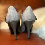 Fergalicious by Fergie Gray Buckled and Zippered Booties Photo 4