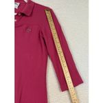Lacoste Pink Polo Dress Size 36 US 4 Golf Tennis Cotton Minimalist Prep Photo 4