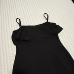Karl Lagerfeld Little Black Dress Flouncy Ruffle Bust Sheath Cocktail Dress Sz 6 Photo 14