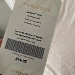 Fabletics Cute Brand New with Tags Cream Colored  Tank Top Photo 5