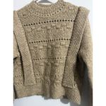 Endless Rose  Sweater Size S Beige Oatmeal Crew Neck Chunky Knit Pullover Photo 1
