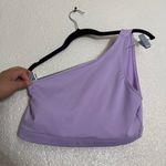PINK - Victoria's Secret Victoria’s Secret pink One-Shoulder Lavender Bralette sports bra size Large NWT Photo 1