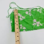 THIRD FORM Rolling Fields Tie Up Bra US Size 2 Green White Floral Photo 9