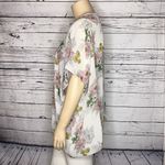 Simplicity by Azul Size 2X Floral Open Front Oversized Kimono Cardigan Cover-Up Photo 2