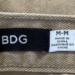 BDG  Size Medium Denim Skirt Urban Outfitters Beige Khaki Button Front Fall Photo 4