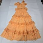Tularosa  Julian Dress in Cantaloupe Orange XS Photo 11