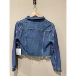 Etica Lennox Crop Jacket Size XS Blue Photo 11