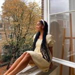 Hill House Dress Athena Nap Babydoll Smocked Mini Bridgerton Gold Brocade S GUC Photo 2