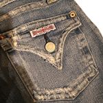 Hudson Jeans Hudson Cropped Side Slit Distressed Jeans Size 29 Photo 4