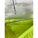 Nike  Dri Fit Bright Yellow Lined Athletic Shorts Size Small Photo 2