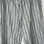 Hollister  Striped Wide-Leg Pants Grey/Green Size Large Photo 3