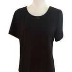 Napa Valley Women's Black Short Sleeve Top Petite Large Size undefined Photo 0