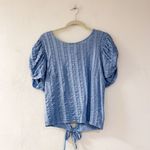 Free People Star Struck Open Back Top in Blue Extra Large Photo 1