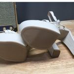 Chinese Laundry Women's 10 M White Leather Block Heel Open Toe Platform Sandals Photo 6