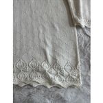 Vintage Jay Jacobs 100% Cotton Crochet‎ Sweater Women's Size M Made in USA White Size M Photo 2