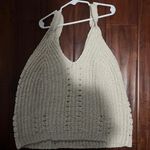 Beige sweater tank top Tan Photo 0