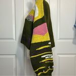 Cider  Round Neck Puppy Knitted Lantern Sleeve Crop Top Photo 4