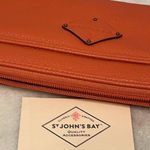 st. john's bay St John’s Bay zip around burnt orange wallet woman New quality accessory OS bag Photo 3