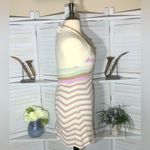 Streetwear Society  Striped Knit Halter Mini Dress Y2K XL Photo 3