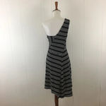 Anthropologie  Maeve Moka Striped One Shoulder Dress - small Photo 6