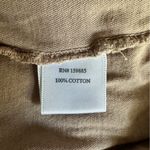 Bobi Los Angeles Button Down Collared Pocket T-Shirt Women’s size Small gray tan Photo 8