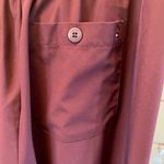 Tommy Hilfiger  Women Burgundy Belted Cropped Pants Size XL MSRP $69 Photo 4