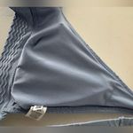 Aerie Baby Blue Textured Scoop Neck Bikini Swim Top Photo 3