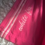 White Fox Boutique  All Star Season Track Pants 32” Pink Size XL NWT Photo 9