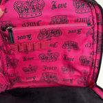 Juicy Couture Y2K Vintage Black Velour Backpack Bookbag Weekend Bag Travel Photo 14