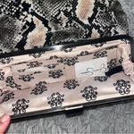 Jessica Simpson  Black and Cream Snakeskin Crossbody Bag Photo 1