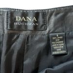 Dana Buchman  Black 100% Lambskin Leather Pants High Rise Straight Leg Womens 6 Photo 2
