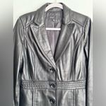 Avanti Women’s Black Leather Lambskin Jacket Blazer 3 Button Buttery Soft Size M Photo 1