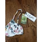 VDM Livinia Bikini Top Floral White Beach Resort Swim Size S NWT Photo 1
